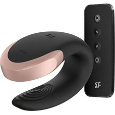 Многофункциональный смарт-вибратор для пар Satisfyer Double Love черный Многофункциональный смарт-вибратор для пар Satisfyer Double Love черный