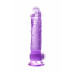 Реалистичный фаллоимитатор фиолетовый 21 см Реалистичный фаллоимитатор фиолетовый 21 см