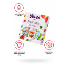 Набор смазок Yovee мята + карамель+ алоэ 3 х 50 мл