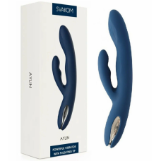 Вибромассажер с пульсацией Svakom Aylin синий 21,5 см Вибромассажер с пульсацией Svakom Aylin синий 21,5 см