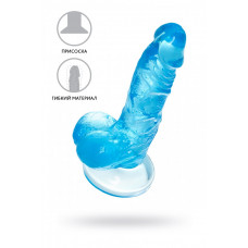 Реалистичный фаллоимитатор A-Toys Indy голубой 15,8 см