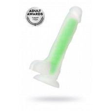 Фаллоимитатор светящийся в темноте Beyond by Toyfa зеленый 18 см