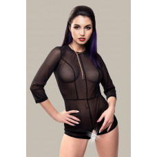 Эротический комбинезон Waname Preciosity черный 46-48 (в пакете) Эротический комбинезон Waname Preciosity черный 46-48 (в пакете)