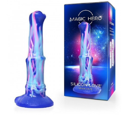Фаллоимитатор с присоской Magic Hero разноцветный 25 см