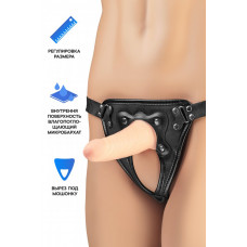 Фаллопротез RealStick Strap-On Oberon телесный 14 см