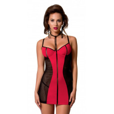 Сорочка и стринги Coline Avanua черно-красная S/M Сорочка и стринги Coline Avanua черно-красная S/M