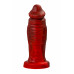 Вибратор Black&Red Monster Saur красный 21,7 см