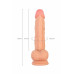 Фаллоимитатор RealStick Nude Baz телесный 19 см