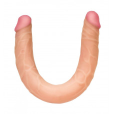 Фаллоимитатор реалистичный двойной Lesbi из киберкожи 46 см Фаллоимитатор реалистичный двойной Lesbi из киберкожи 46 см