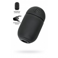 Мастурбатор нереалистичный MensMax Capsule 05 Step черный 8 см Мастурбатор нереалистичный MensMax Capsule 05 Step черный 8 см