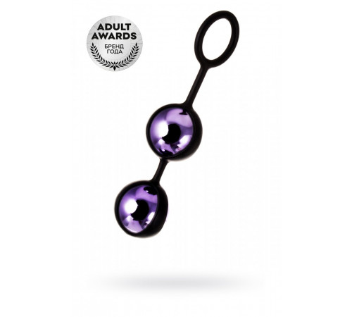 Вагинальные шарики A-Toys фиолетовые 14 см