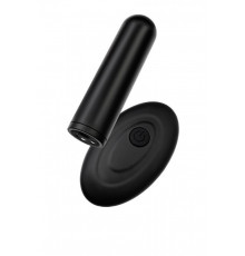 Вибропуля RealStick Caliber черная с пультом