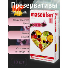 Презервативы Masculan Tutti-Frutti 10 шт Презервативы Masculan Tutti-Frutti 10 шт