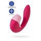 Вибратор Satisfyer Supernova с вакуум-волновым стимулятором красный 16,9 см