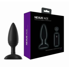 Анальная пробка с вибрацией Nexus черная 10 см Анальная пробка с вибрацией Nexus черная 10 см