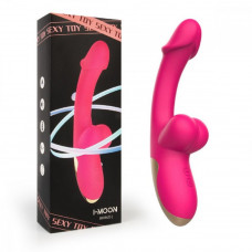 Вибромассажер с клиторальной стимуляцией 10 режимов розовый 20,4 см Вибромассажер с клиторальной стимуляцией 10 режимов розовый 20,4 см