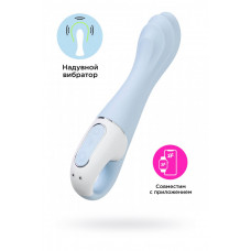Нереалистичный вибратор Satisfyer Air Pump Vibrator 5 голубой Нереалистичный вибратор Satisfyer Air Pump Vibrator 5 голубой