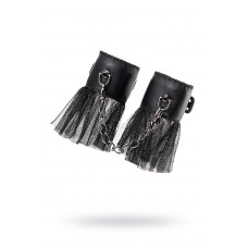 Наручники Штучки-дрючки с сеткой черные Наручники Штучки-дрючки с сеткой черные