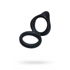 Двойное эрекционное кольцо на пенис Levett Victor чёрное Двойное эрекционное кольцо на пенис Levett Victor чёрное