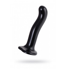 Ремневой нереалистичный страпон Strap-on-me М черный 18 см