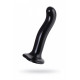 Ремневой нереалистичный страпон Strap-on-me М черный 18 см