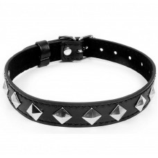 Ошейник с шипами Notabu BDSM чёрный