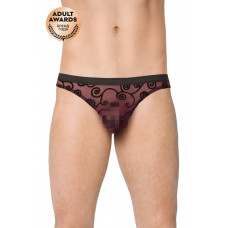 Трусы мужские с узором SoftLine фиолетовые XL