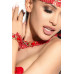 Чокер Me Seduce Queen of hearts Arabesque красный OS