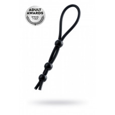 Лассо на пенис A-toys с тремя бусинами черное 19,5 см Лассо на пенис A-toys с тремя бусинами черное 19,5 см