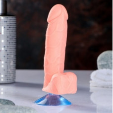 Мыло в форме фаллоса Фаворит на присоске телесное 105 гр