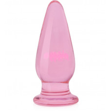 Анальная втулка стеклянная розовая 10,5 см Анальная втулка стеклянная розовая 10,5 см