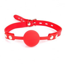 Кляп NotabuBDSM силикон красный 4 см Кляп NotabuBDSM силикон красный 4 см