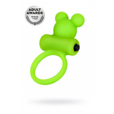 Виброкольцо на пенис A-Toys зеленое 3,1 см Виброкольцо на пенис A-Toys зеленое 3,1 см