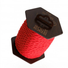 Хлопковая красная веревка для шибари на коричневой катушке 10 м Хлопковая красная веревка для шибари на коричневой катушке 10 м