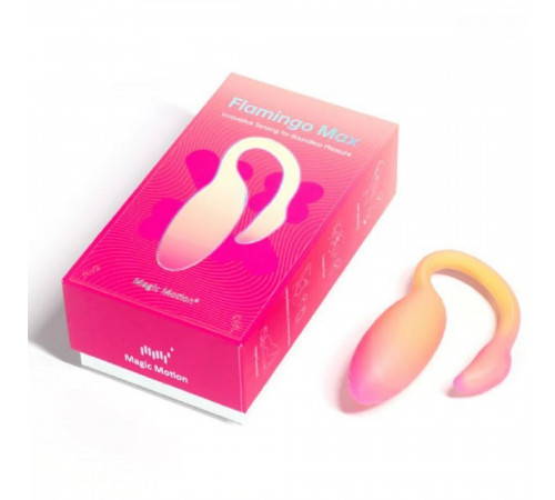 Вибратор и тренажёр Кегеля Flamingo Max оранжевый 11 см