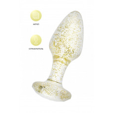 Анальная втулка Toyfa золотистая 8 см Анальная втулка Toyfa золотистая 8 см