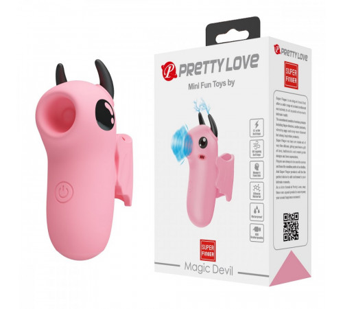 Вакуумный стимулятор с электростимуляцией Magic Devil Pretty Love 7,8 см