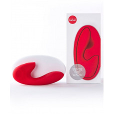 Нереалистичный вибратор Sense Max силикон красный 16 см Нереалистичный вибратор Sense Max силикон красный 16 см