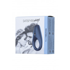Эрекционное кольцо на пенис Satisfyer Rings синее 7,5 см Эрекционное кольцо на пенис Satisfyer Rings синее 7,5 см