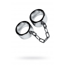 Наручники широкие Toyfa Metal серебристые Наручники широкие Toyfa Metal серебристые