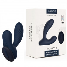 Стимулятор простаты Svakom Vick Neo 2 с пультом ДУ синий 10,2 см Стимулятор простаты Svakom Vick Neo 2 с пультом ДУ синий 10,2 см