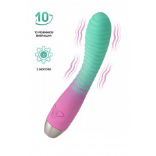 Вибратор с изогнутой головкой Flovetta Azalia мятно-розовый 20,5 см Вибратор с изогнутой головкой Flovetta Azalia мятно-розовый 20,5 см