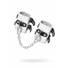 Наручники Pecado с двумя ремешками с люверсами белые 18 см Наручники Pecado с двумя ремешками с люверсами белые 18 см