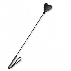 Стек длинный с бронзовой ручкой и черным сердечком 75 см Стек длинный с бронзовой ручкой и черным сердечком 75 см