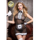 Костюм горничной Candy Girl Tiffany комбинация, трусы, фартук, перчатки, чулки, головной убор OS