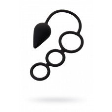 Анальная пробка с эрекционным кольцом Erotist силикон черная 6,5 см Анальная пробка с эрекционным кольцом Erotist силикон черная 6,5 см