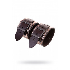 Наручники натуральная кожа коричневые 27,5 см Наручники натуральная кожа коричневые 27,5 см