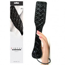 Шлепалка Sinful Paddle черная 32 см