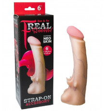 Насадка для страпона F Real Standard с коннектором 19,5 см
