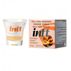 Массажная свеча для поцелуев INTT с ароматом персика 40 г Массажная свеча для поцелуев INTT с ароматом персика 40 г